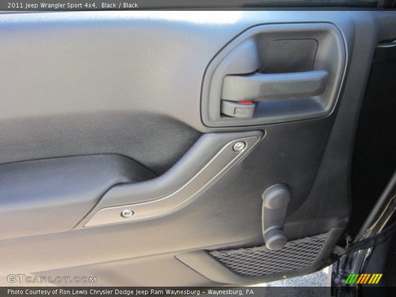 Black / Black 2011 Jeep Wrangler Sport 4x4