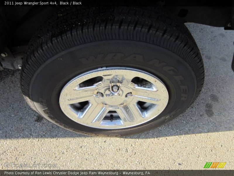 Black / Black 2011 Jeep Wrangler Sport 4x4