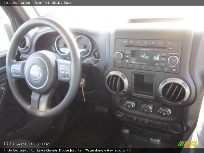 Black / Black 2011 Jeep Wrangler Sport 4x4