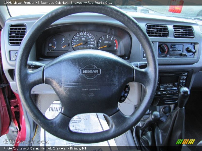 Dashboard of 1998 Frontier XE Extended Cab 4x4