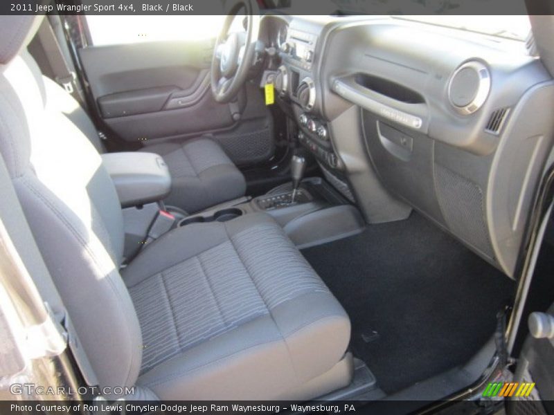 Black / Black 2011 Jeep Wrangler Sport 4x4