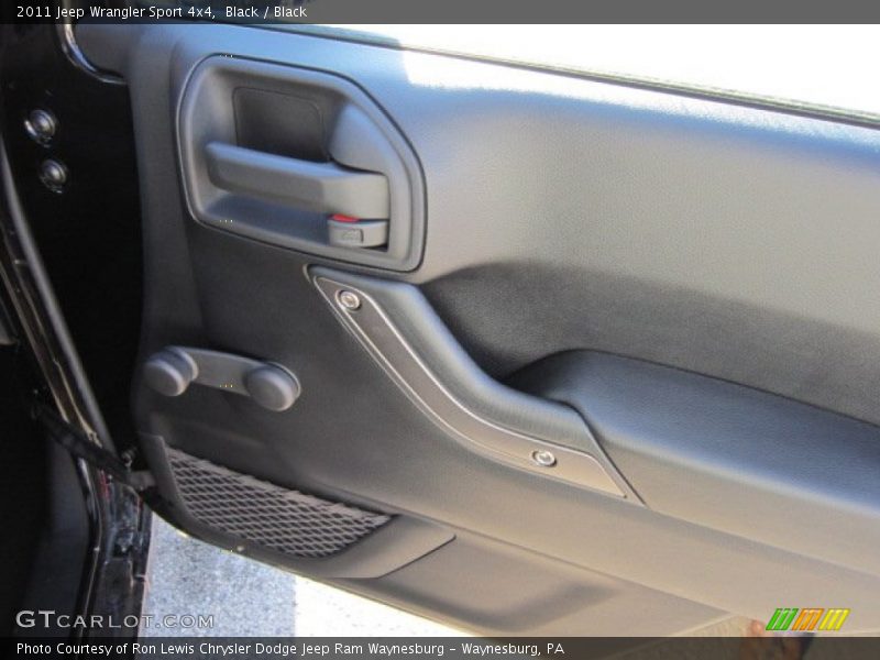 Black / Black 2011 Jeep Wrangler Sport 4x4