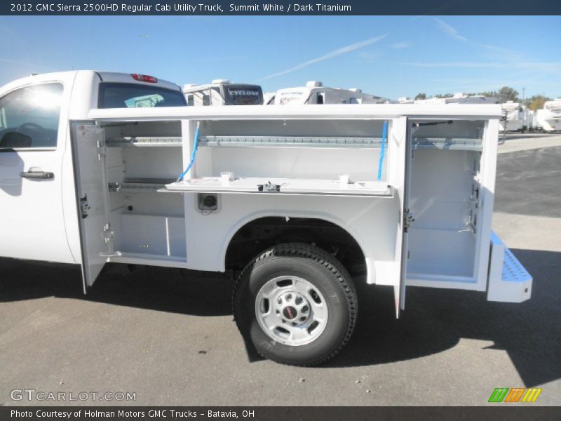  2012 Sierra 2500HD Regular Cab Utility Truck Summit White