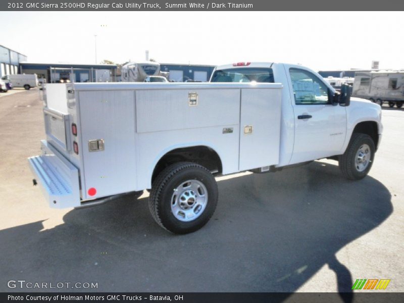  2012 Sierra 2500HD Regular Cab Utility Truck Summit White