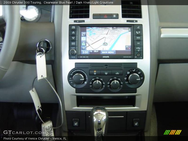 Clearwater Blue Pearl / Dark Khaki/Light Graystone 2009 Chrysler 300 Touring
