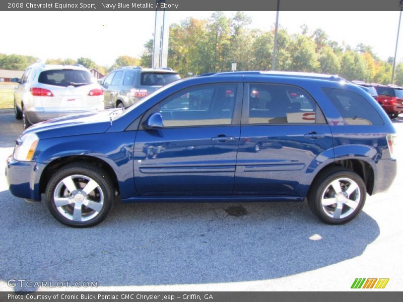 Navy Blue Metallic / Ebony 2008 Chevrolet Equinox Sport