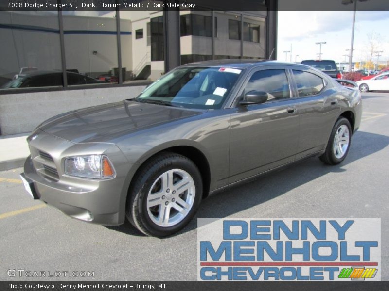 Dark Titanium Metallic / Dark Slate Gray 2008 Dodge Charger SE