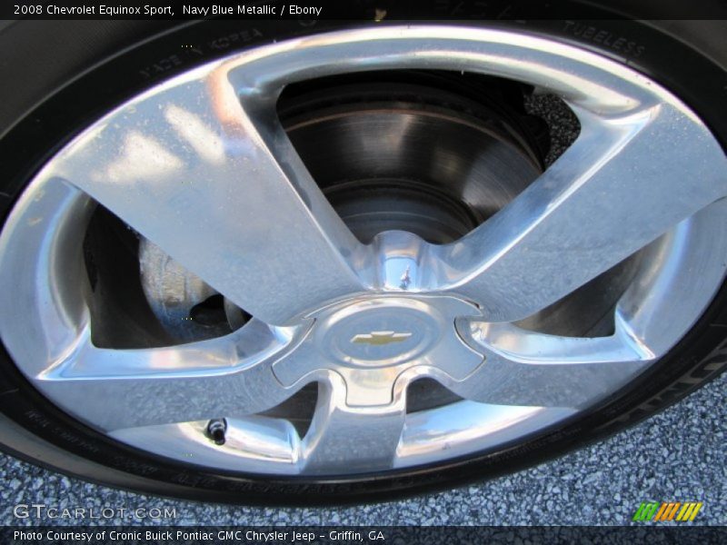 Navy Blue Metallic / Ebony 2008 Chevrolet Equinox Sport