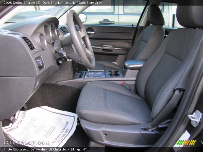 Dark Titanium Metallic / Dark Slate Gray 2008 Dodge Charger SE