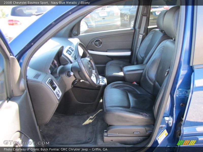 Navy Blue Metallic / Ebony 2008 Chevrolet Equinox Sport
