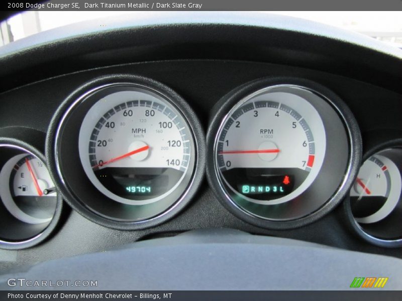 Dark Titanium Metallic / Dark Slate Gray 2008 Dodge Charger SE
