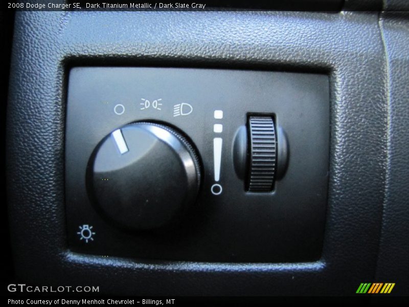 Dark Titanium Metallic / Dark Slate Gray 2008 Dodge Charger SE