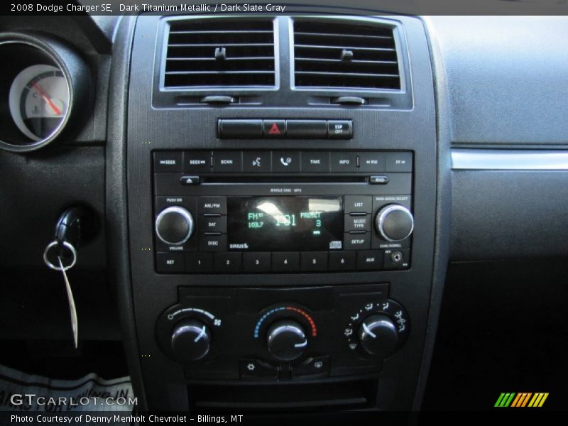 Dark Titanium Metallic / Dark Slate Gray 2008 Dodge Charger SE