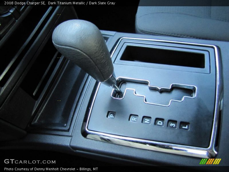 Dark Titanium Metallic / Dark Slate Gray 2008 Dodge Charger SE