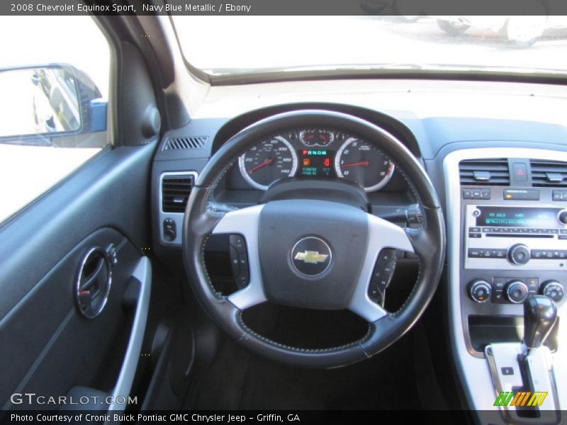 Navy Blue Metallic / Ebony 2008 Chevrolet Equinox Sport