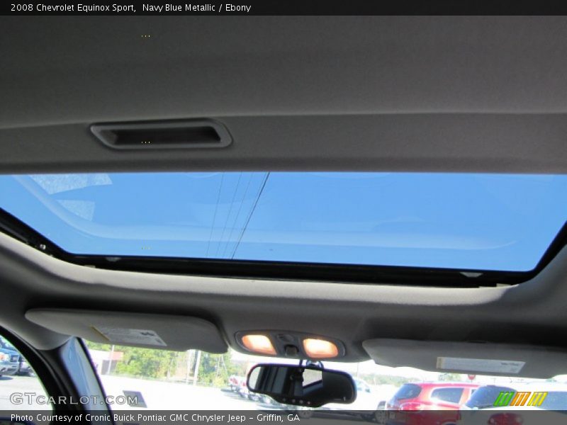 Navy Blue Metallic / Ebony 2008 Chevrolet Equinox Sport