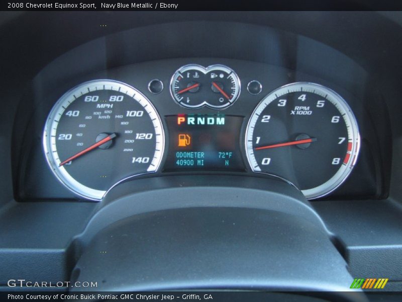  2008 Equinox Sport Sport Gauges