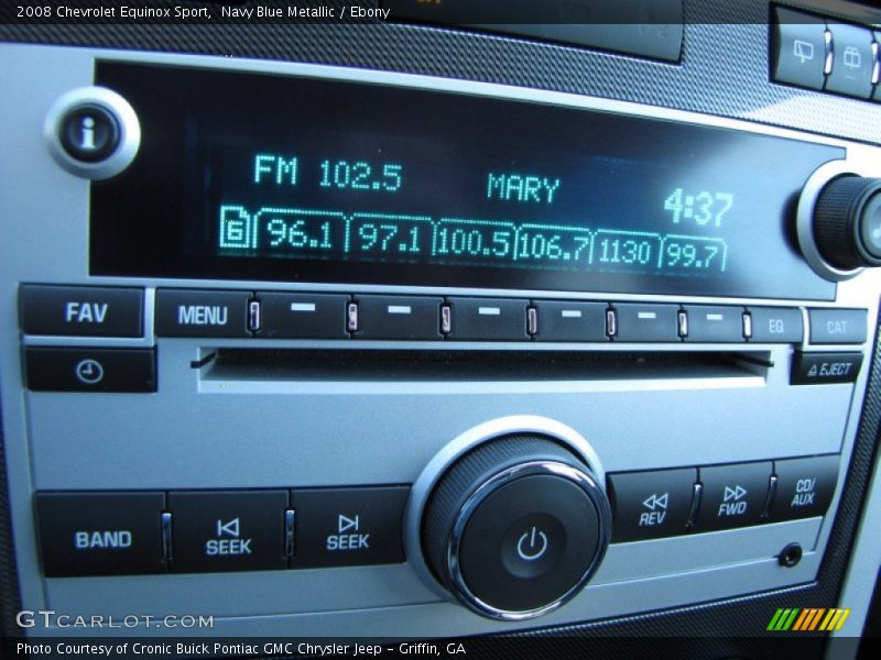 Audio System of 2008 Equinox Sport