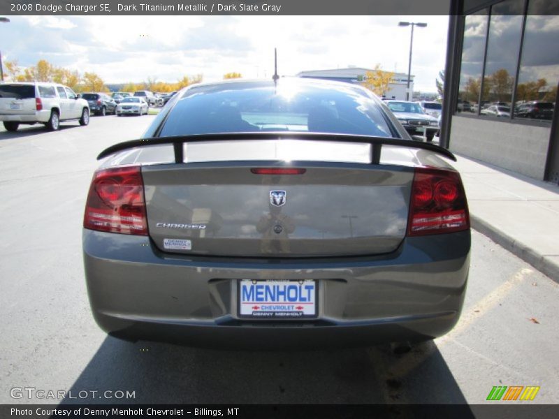 Dark Titanium Metallic / Dark Slate Gray 2008 Dodge Charger SE