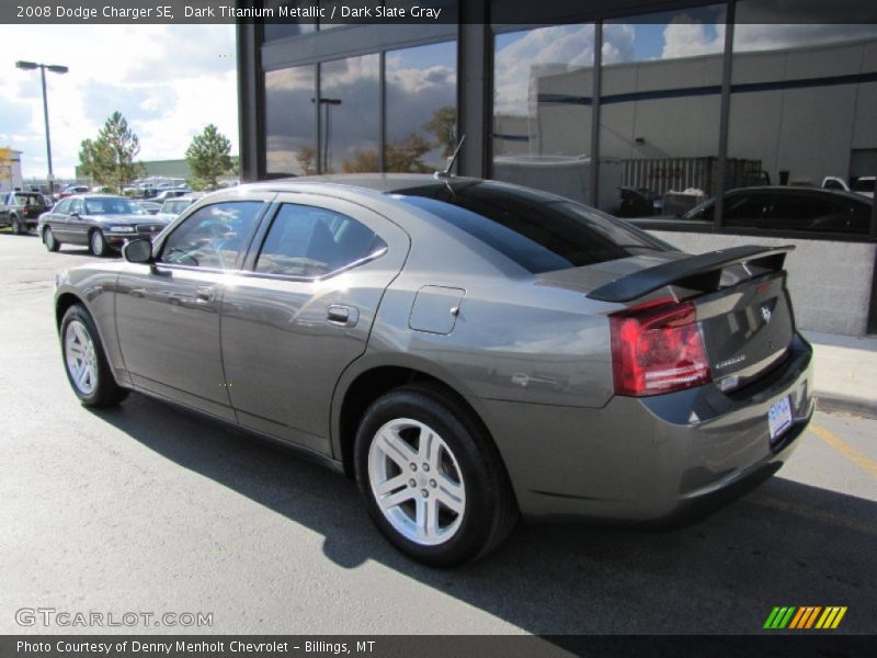 Dark Titanium Metallic / Dark Slate Gray 2008 Dodge Charger SE