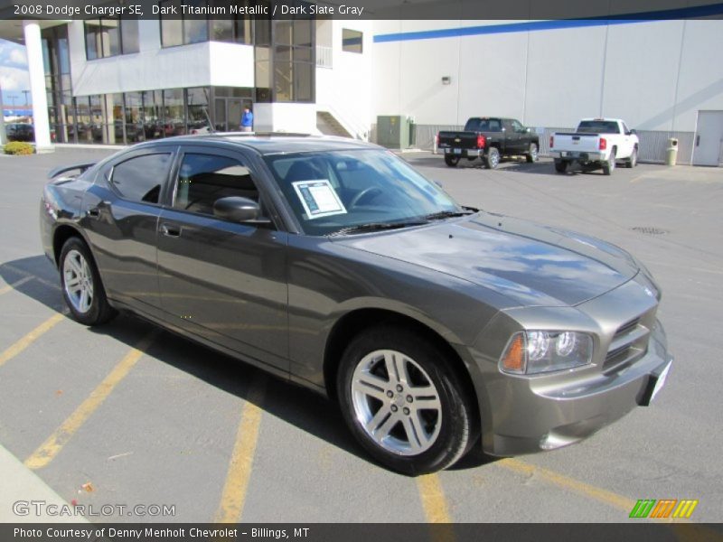Dark Titanium Metallic / Dark Slate Gray 2008 Dodge Charger SE
