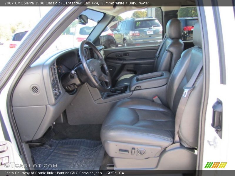 Summit White / Dark Pewter 2007 GMC Sierra 1500 Classic Z71 Extended Cab 4x4