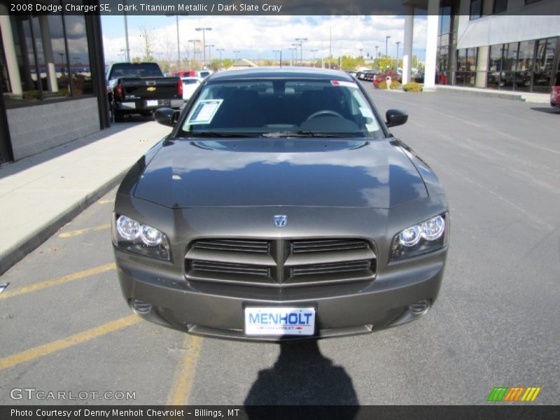 Dark Titanium Metallic / Dark Slate Gray 2008 Dodge Charger SE
