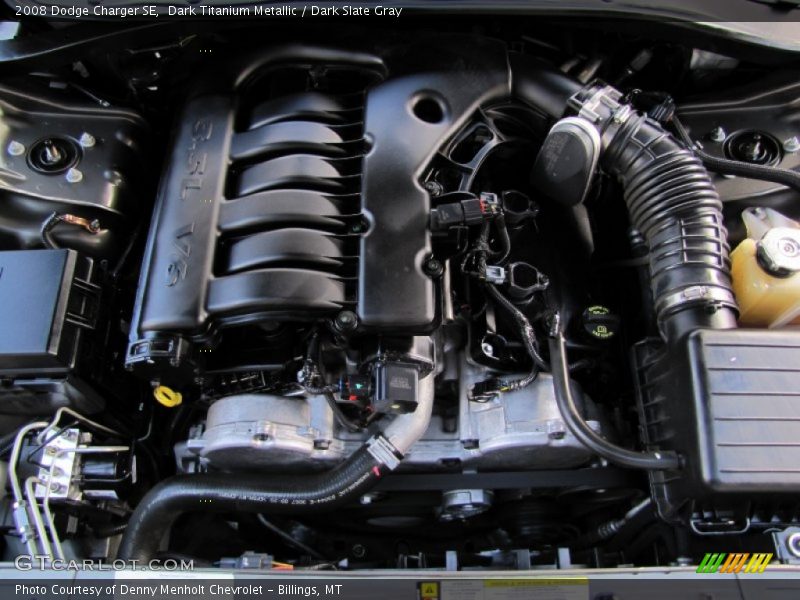 Dark Titanium Metallic / Dark Slate Gray 2008 Dodge Charger SE