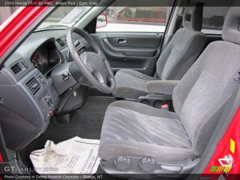 Milano Red / Dark Gray 2000 Honda CR-V EX 4WD