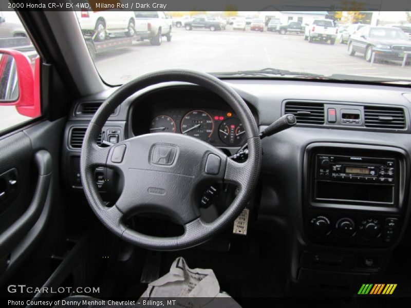 Milano Red / Dark Gray 2000 Honda CR-V EX 4WD