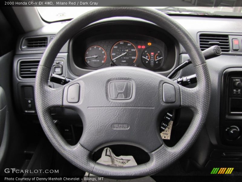 Milano Red / Dark Gray 2000 Honda CR-V EX 4WD