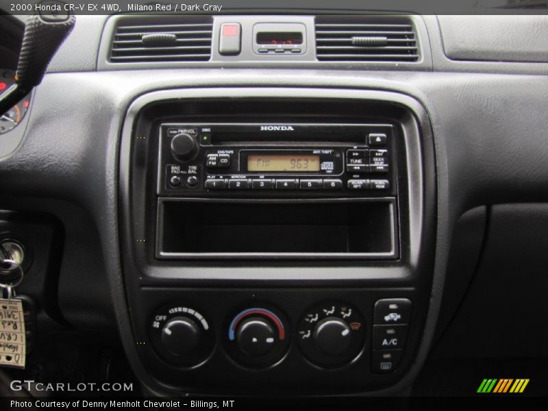 Milano Red / Dark Gray 2000 Honda CR-V EX 4WD