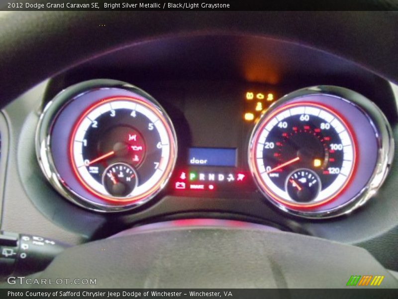  2012 Grand Caravan SE SE Gauges