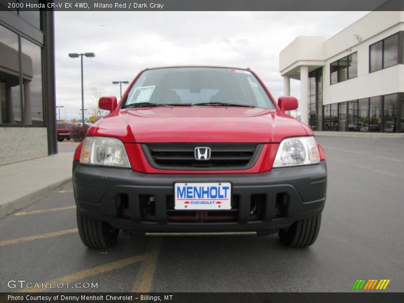 Milano Red / Dark Gray 2000 Honda CR-V EX 4WD
