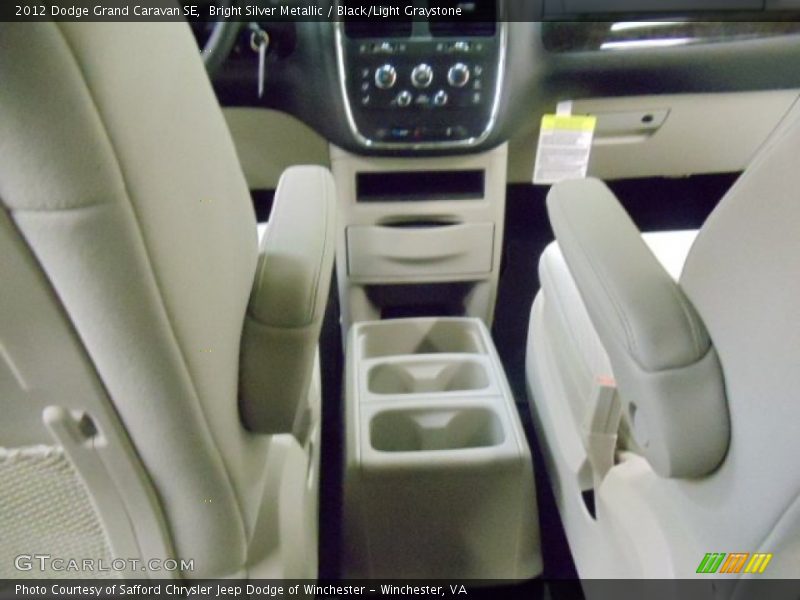 Bright Silver Metallic / Black/Light Graystone 2012 Dodge Grand Caravan SE
