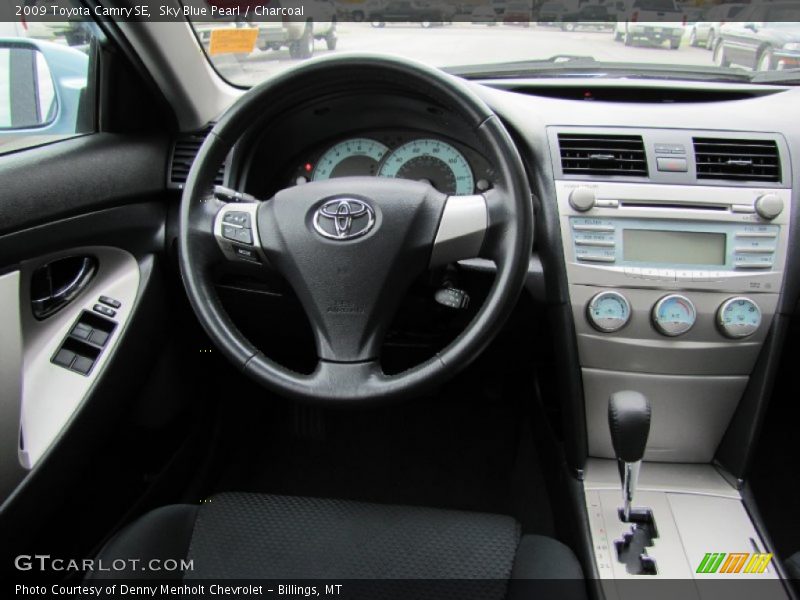 Sky Blue Pearl / Charcoal 2009 Toyota Camry SE