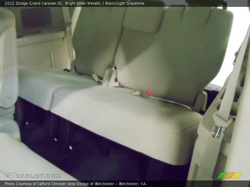 Bright Silver Metallic / Black/Light Graystone 2012 Dodge Grand Caravan SE