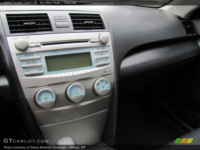 Sky Blue Pearl / Charcoal 2009 Toyota Camry SE