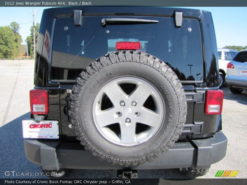Black / Black 2012 Jeep Wrangler Rubicon 4X4
