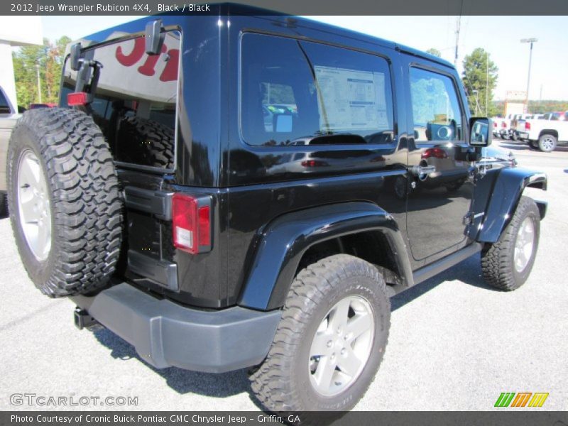 Black / Black 2012 Jeep Wrangler Rubicon 4X4