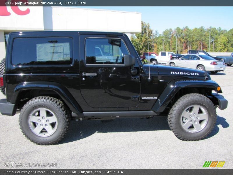 Black / Black 2012 Jeep Wrangler Rubicon 4X4
