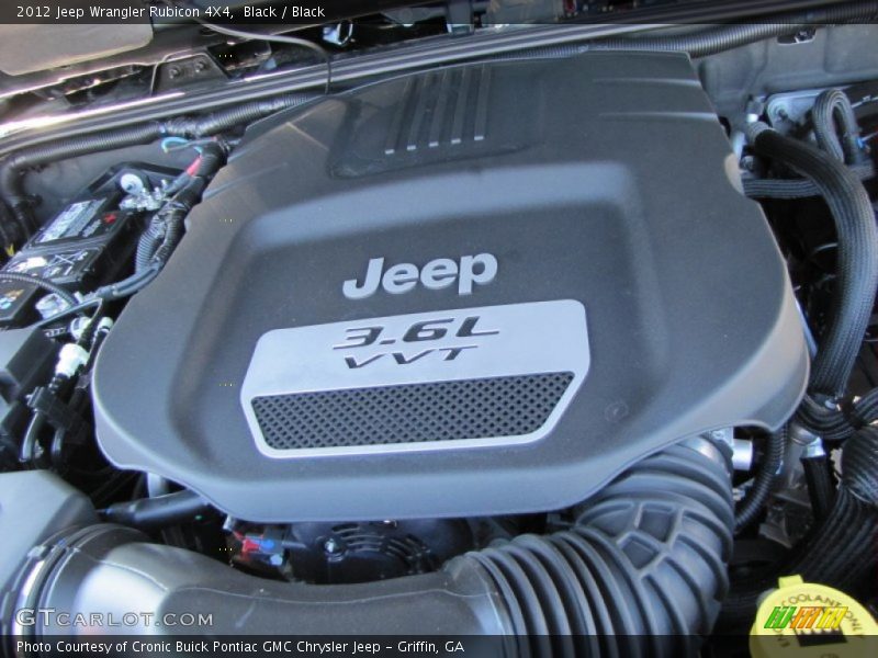 2012 Wrangler Rubicon 4X4 Engine - 3.6 Liter DOHC 24-Valve VVT Pentastar V6