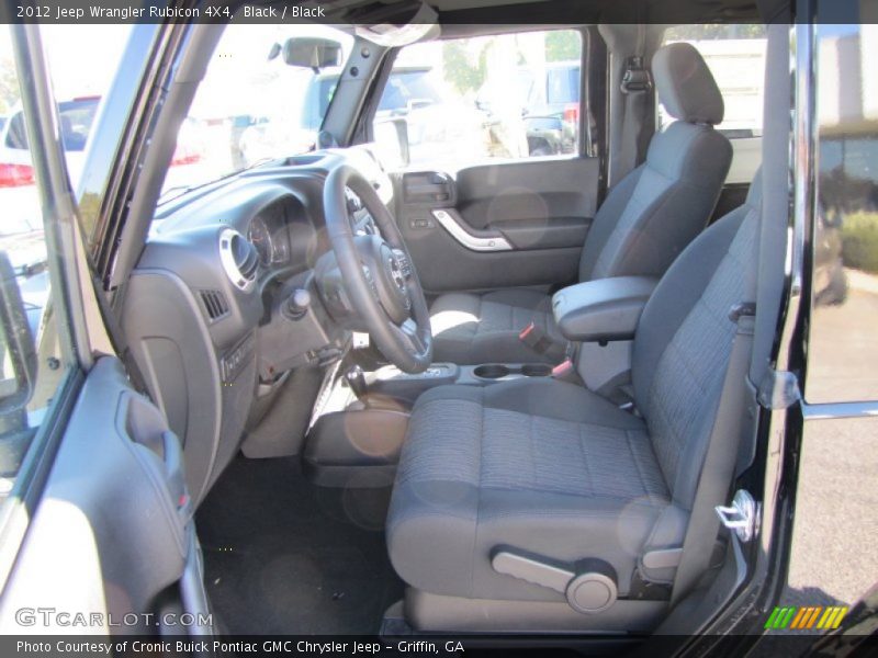  2012 Wrangler Rubicon 4X4 Black Interior