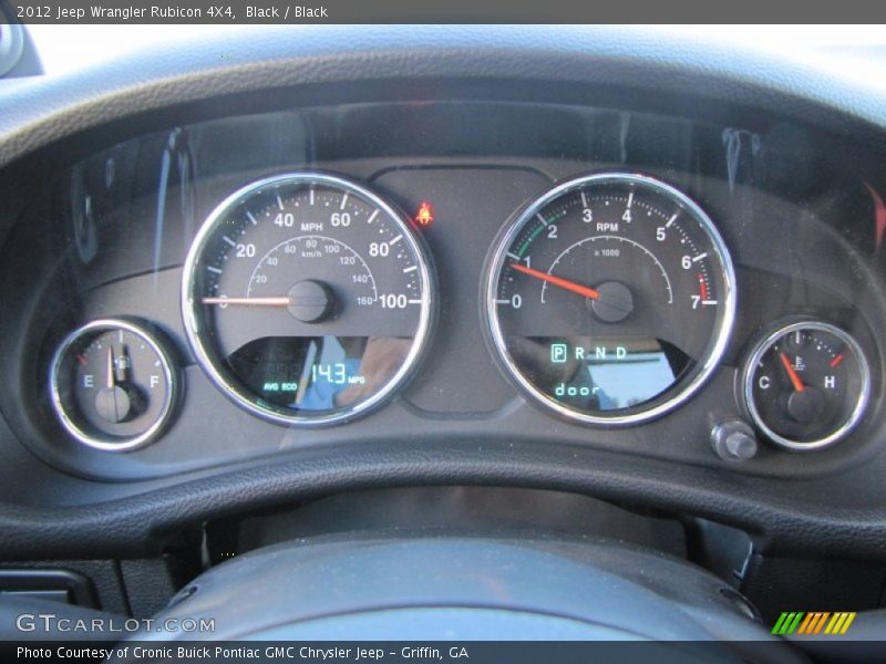  2012 Wrangler Rubicon 4X4 Rubicon 4X4 Gauges