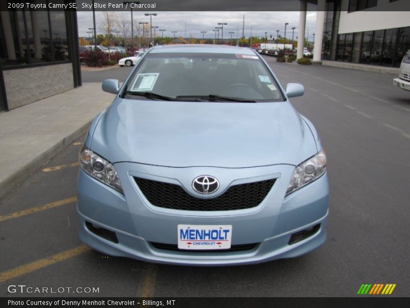 Sky Blue Pearl / Charcoal 2009 Toyota Camry SE