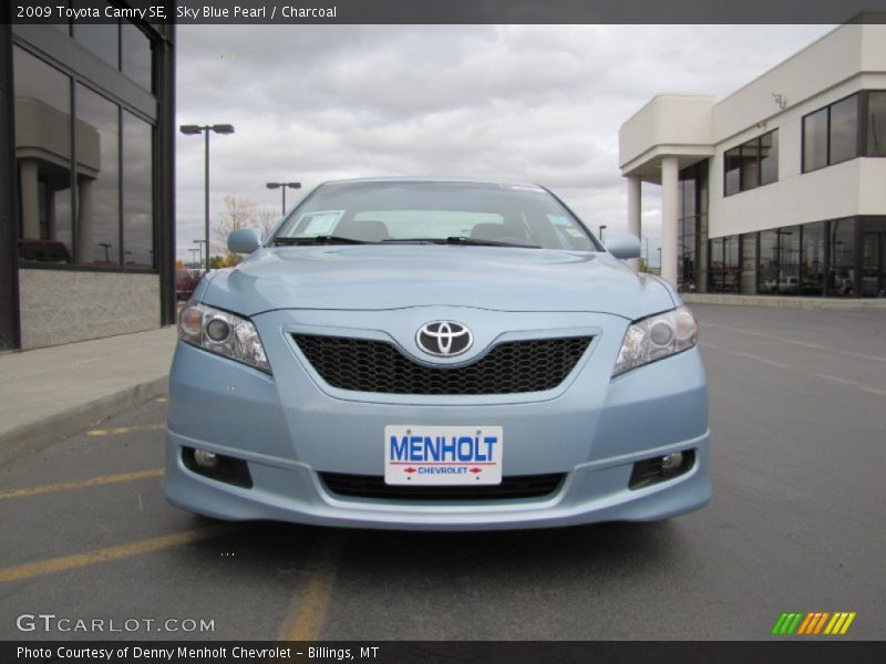 Sky Blue Pearl / Charcoal 2009 Toyota Camry SE