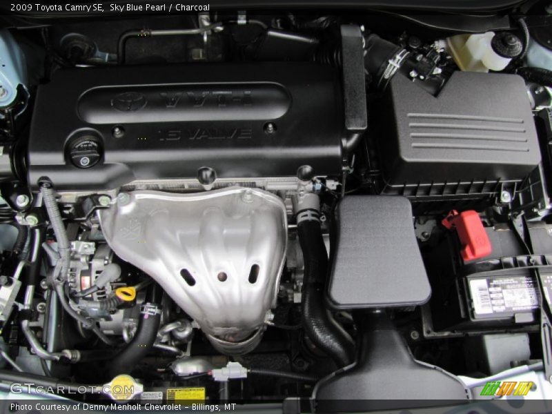 Sky Blue Pearl / Charcoal 2009 Toyota Camry SE