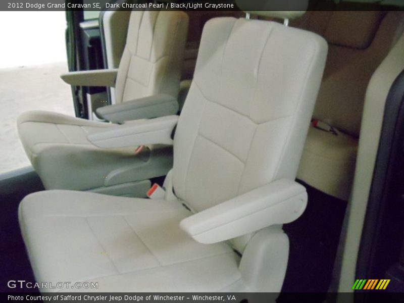 Dark Charcoal Pearl / Black/Light Graystone 2012 Dodge Grand Caravan SE