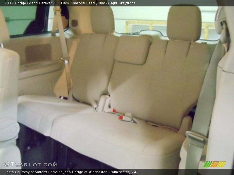 Dark Charcoal Pearl / Black/Light Graystone 2012 Dodge Grand Caravan SE