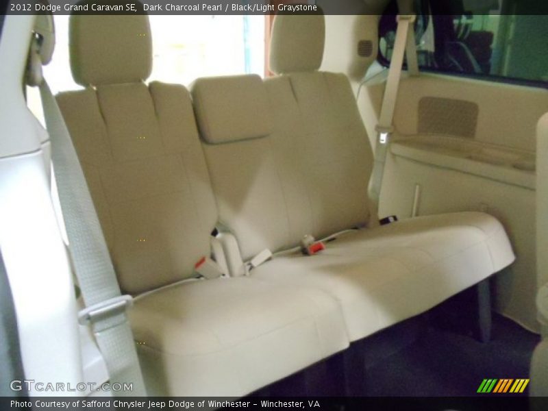 Dark Charcoal Pearl / Black/Light Graystone 2012 Dodge Grand Caravan SE